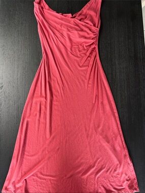 Blue Canoe Organic Sleeveless Draped Midi Dress